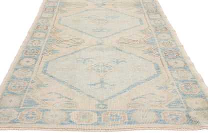 3 x 11 - Ivory New Turkish Oushak Rug - 54180
