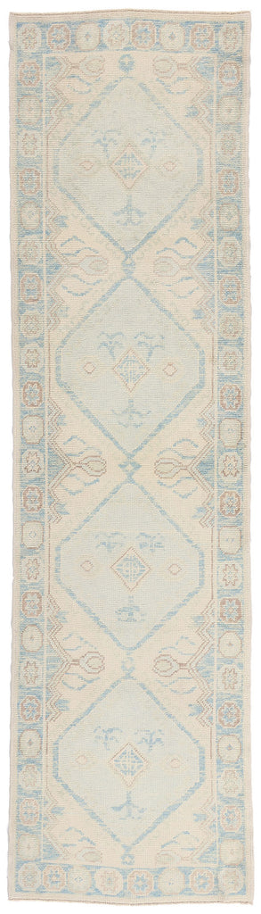 3 x 11 - Ivory New Turkish Oushak Rug - 54180