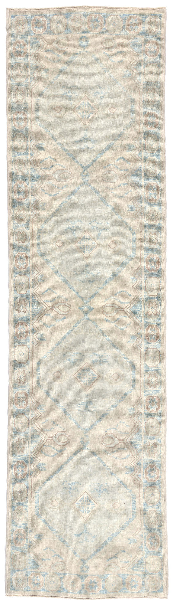 3 x 11 - Ivory New Turkish Oushak Rug - 54180