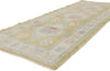3 x 8 - Green New Turkish Oushak Rug - 54181