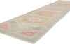 3 x 12 - Blue New Turkish Oushak Rug - 54182