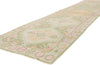 3 x 12 - Green New Turkish Oushak Rug - 54183