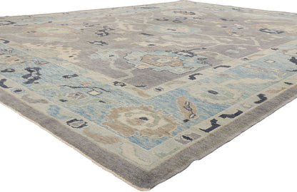 10 x 13 - Gray New Turkish Oushak Rug - 54184