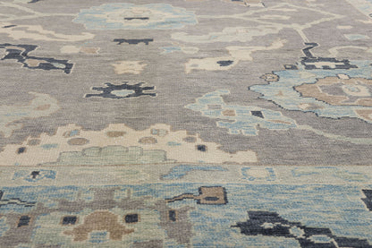 10 x 13 - Gray New Turkish Oushak Rug - 54184