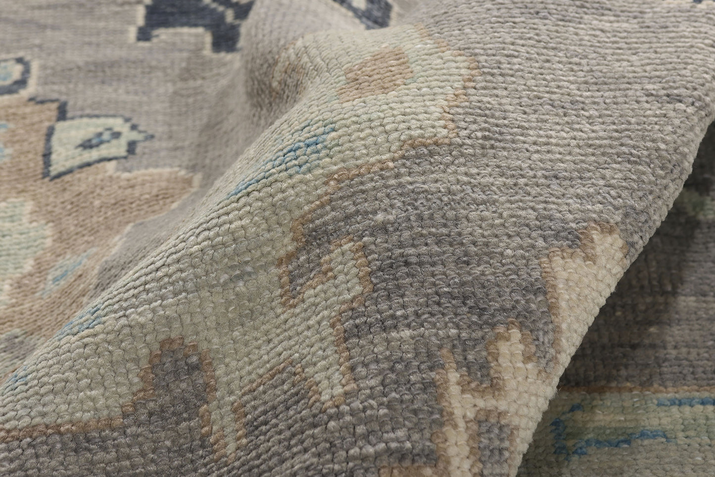 10 x 13 - Gray New Turkish Oushak Rug - 54184