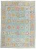 10 x 14 - Blue New Turkish Oushak Rug - 54185
