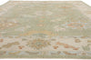 10 x 14 - Green New Turkish Oushak Rug - 54187