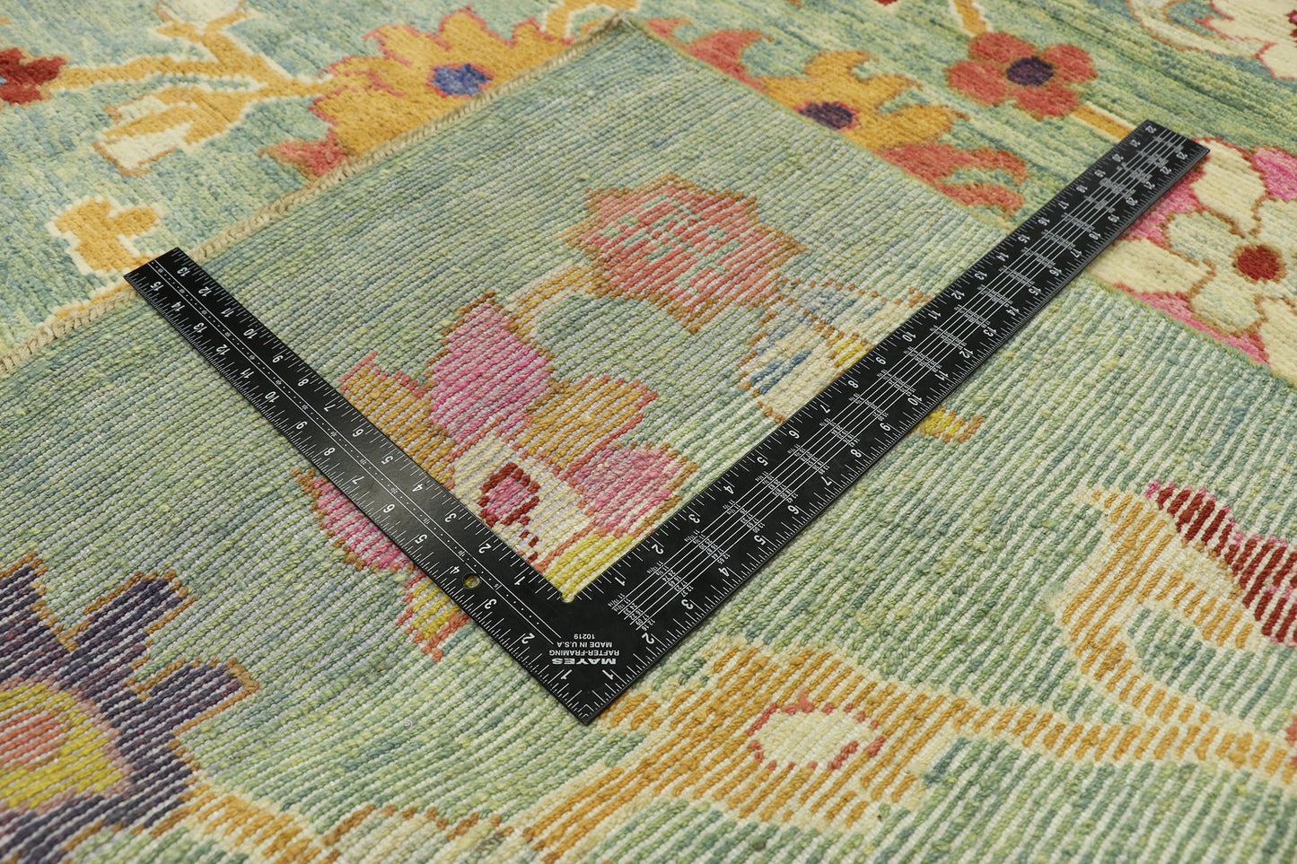 12 x 16 - Blue Turkish Oushak Rug - 60662