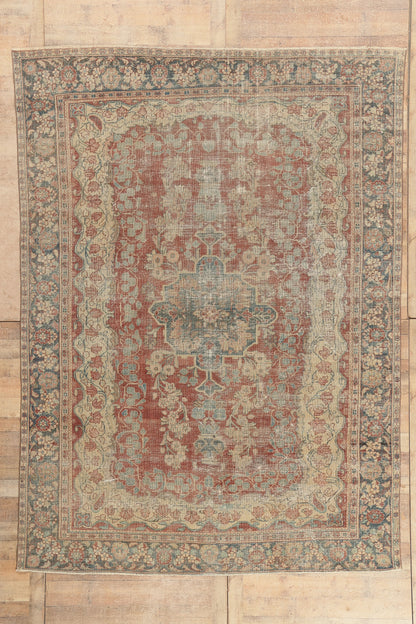 8 x 12 - Red Antique Persian Mahal Rug - 60832