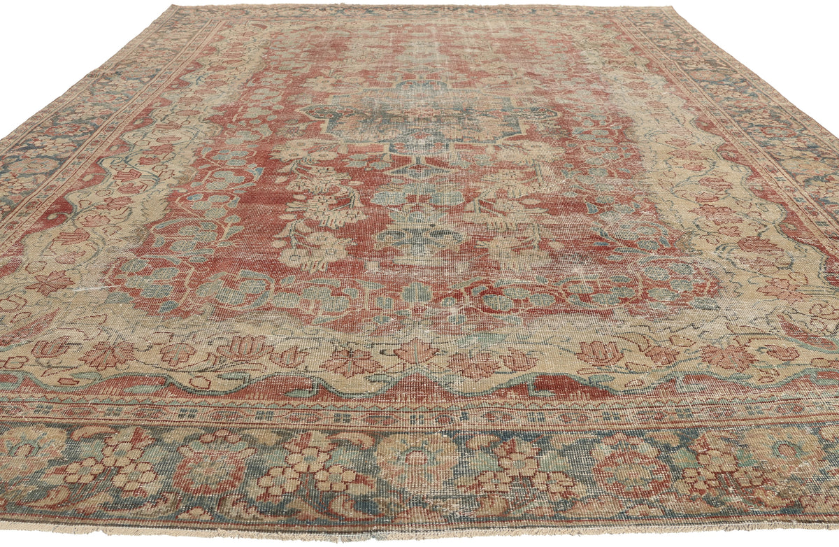 8 x 12 - Red Antique Persian Mahal Rug - 60832