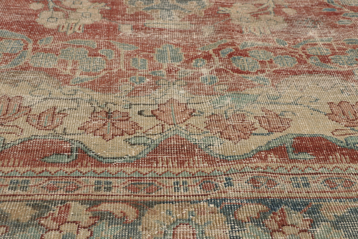 8 x 12 - Red Antique Persian Mahal Rug - 60832