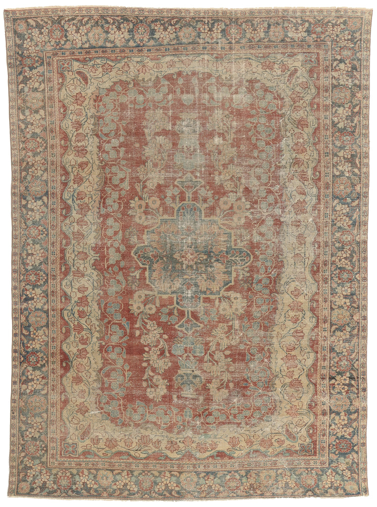 8 x 12 - Red Antique Persian Mahal Rug - 60832