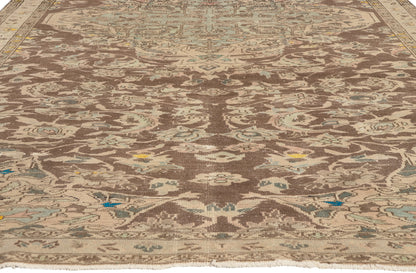 6 x 11 - Brown Antique Persian Bakhtiari Rug - 60858