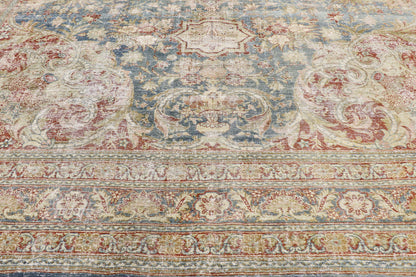 12 x 16 - Blue Antique Persian Tabriz Rug - 60870