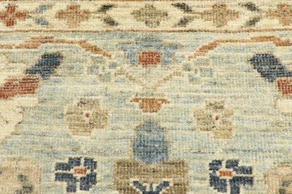 9 x 12 - Blue Turkish Sultanabad Rug - 60917