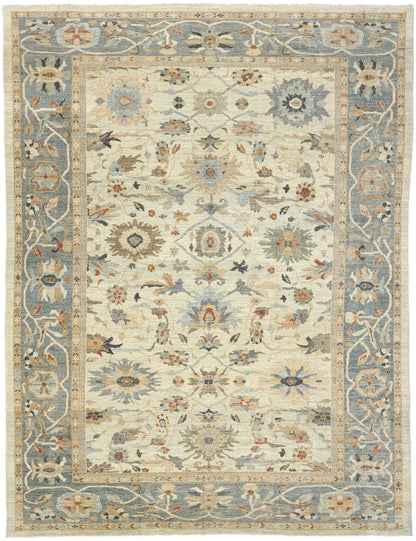 12 x 16 - Beige Turkish Sultanabad Rug - 60920