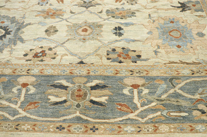 12 x 16 - Beige Turkish Sultanabad Rug - 60920