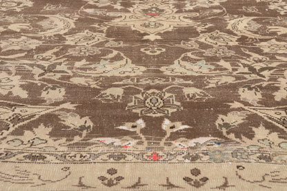 7 x 12 - Brown Antique Persian Feridan Rug - 60961