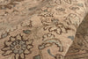 6 x 9 - Brown Vintage Persian Tabriz Rug - 60969
