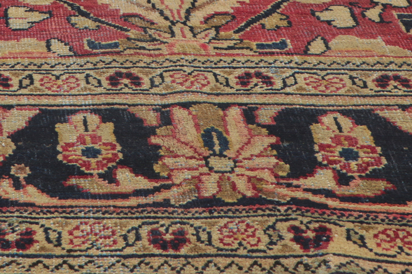 9 x 12 - Red Antique Persian Mahal Rug - 61168