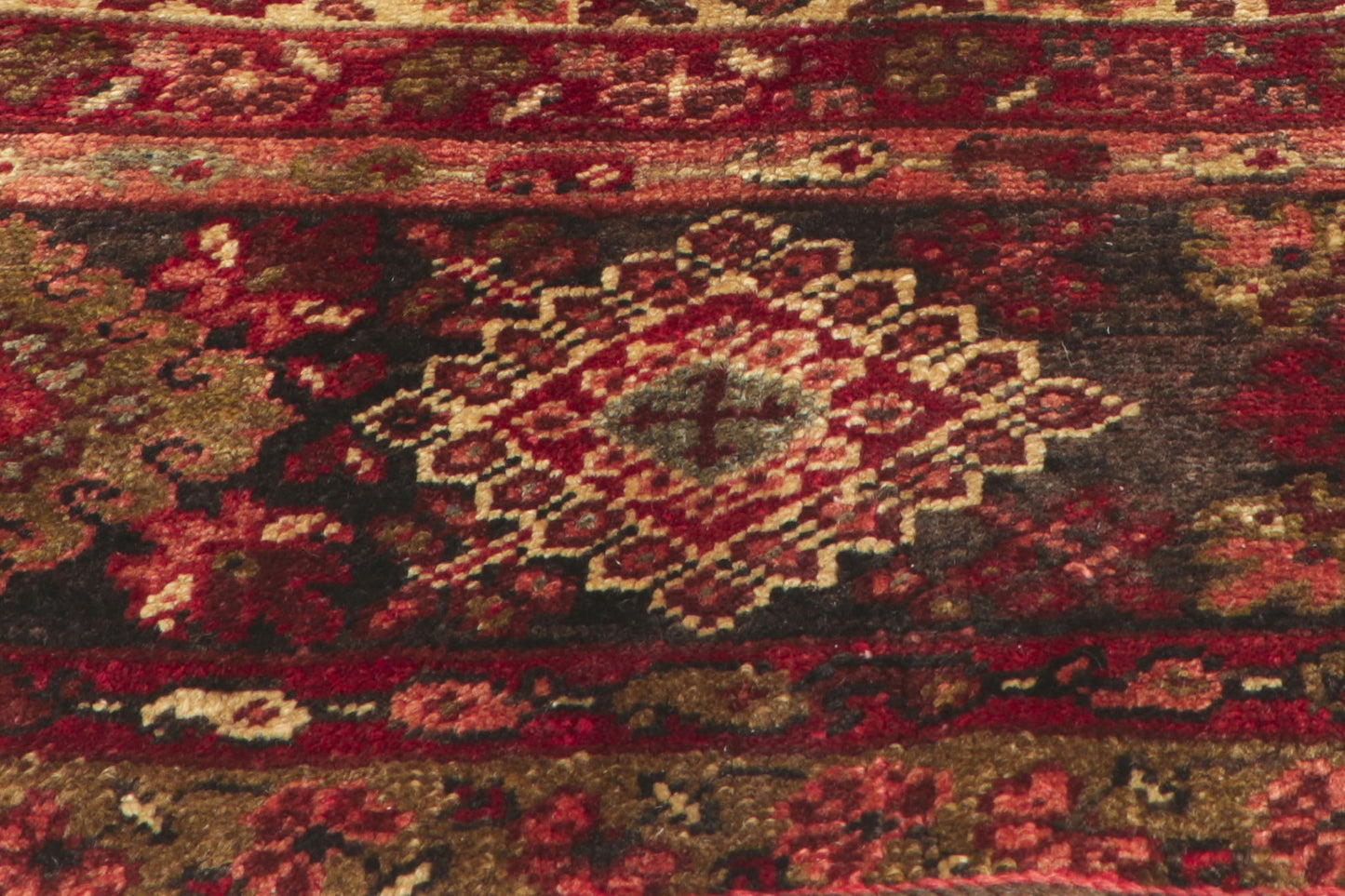 11 x 15 - Red Vintage Persian Heriz Rug - 61196