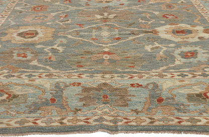 8 x 11 - Blue Persian Sultanabad Rug - 61287