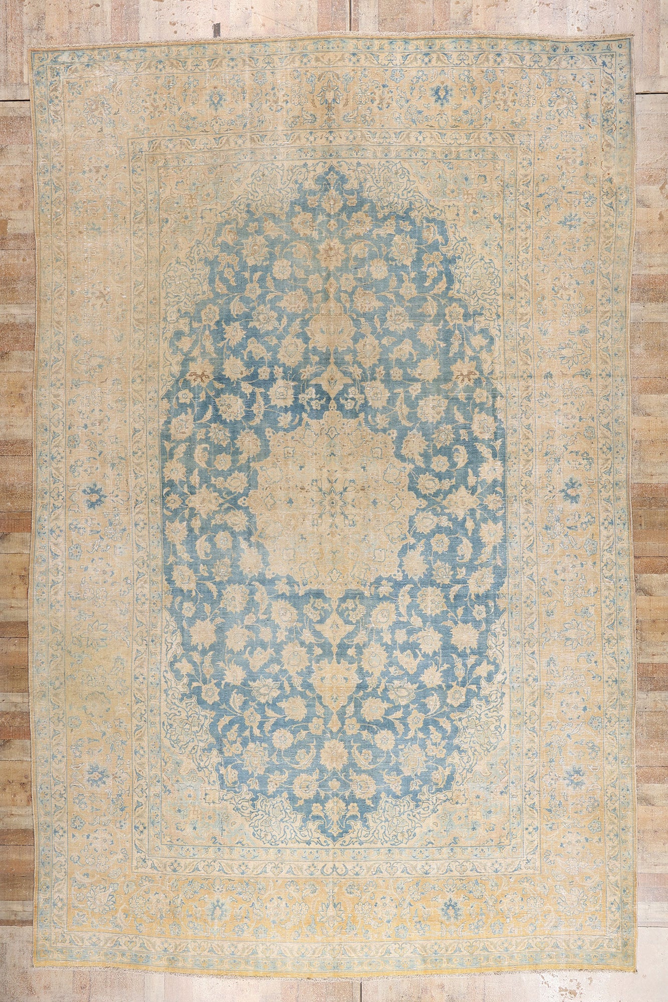 12 x 18 Blue Antique Persian Najafabad 61388