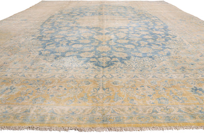 12 x 18 Blue Antique Persian Najafabad 61388