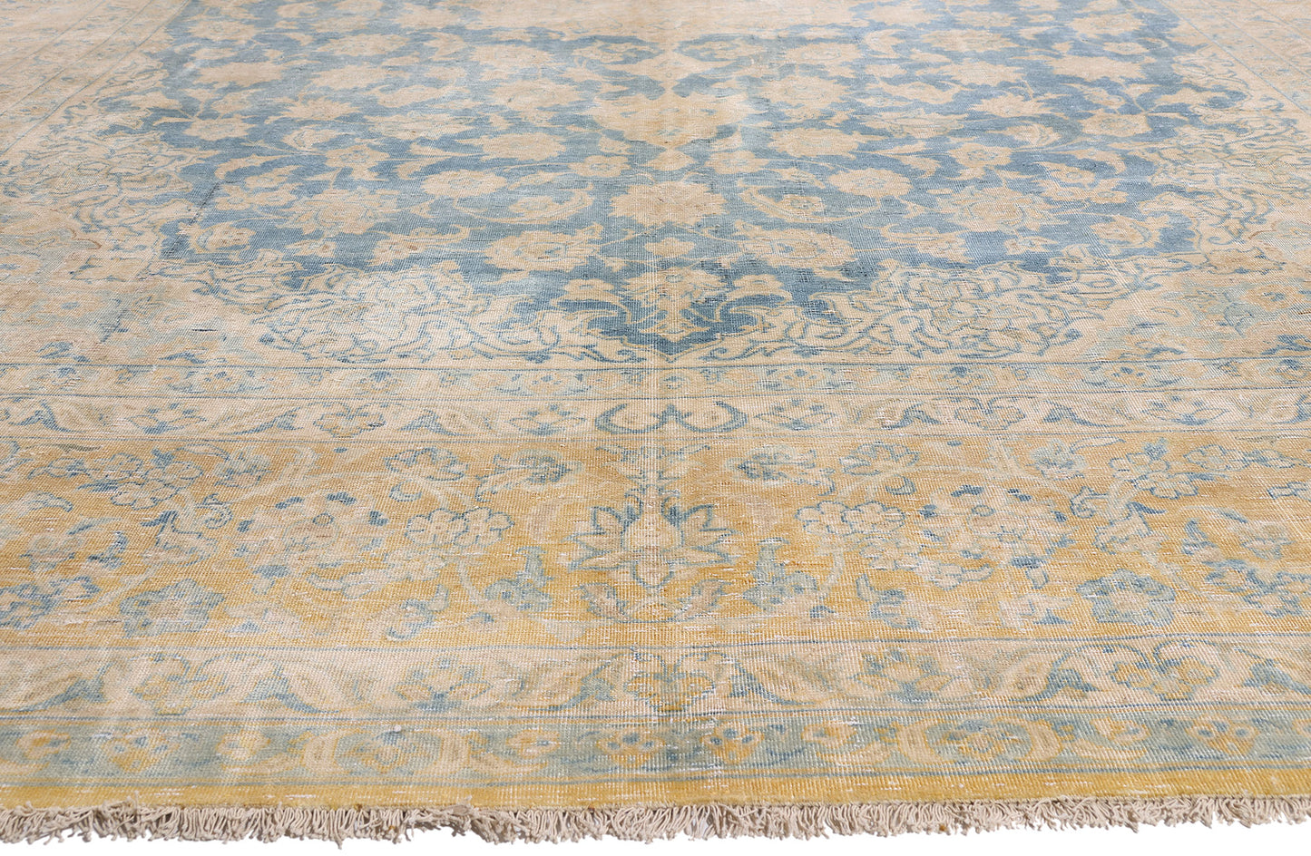 12 x 18 Blue Antique Persian Najafabad 61388