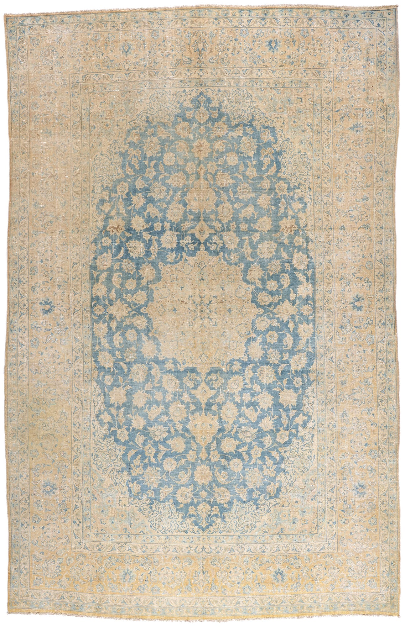 12 x 18 Blue Antique Persian Najafabad 61388