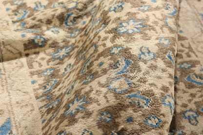 3 x 16 Brown Vintage Persian Hamadan Rug 61392