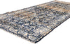 4 x 9 Navy Blue Vintage Persian Mahal Rug 61394