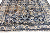 4 x 9 Navy Blue Vintage Persian Mahal Rug 61394