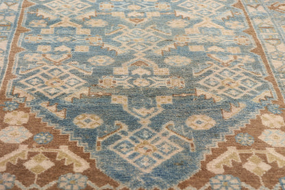 3 x 16 Blue Vintage Persian Hamadan Rug 61395