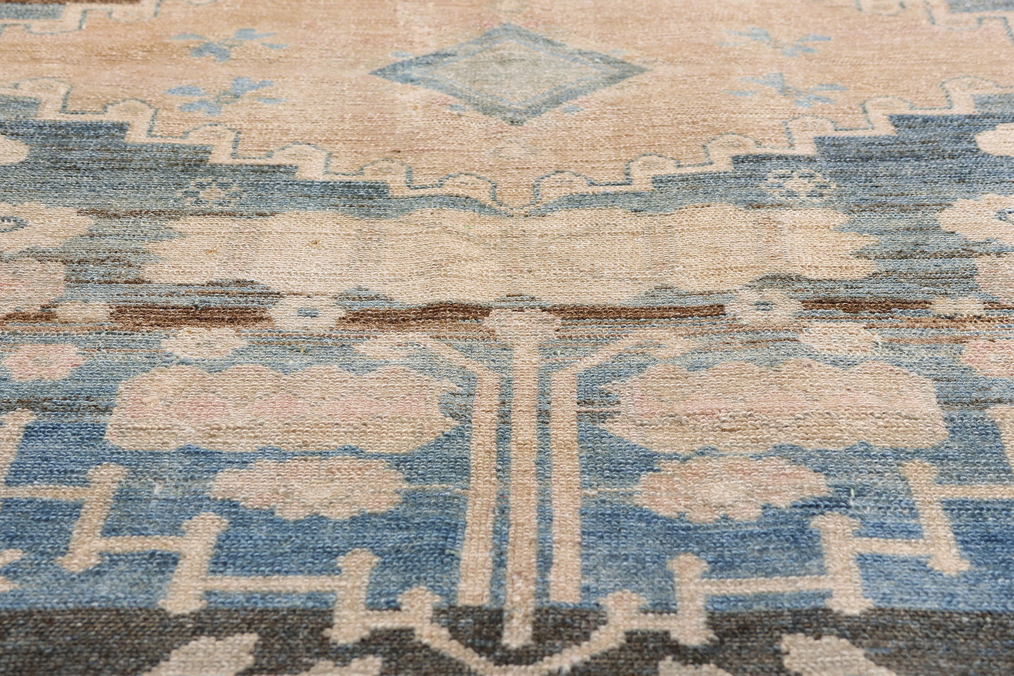 5 x 7 Blue Vintage Persian Malayer Rug 61398