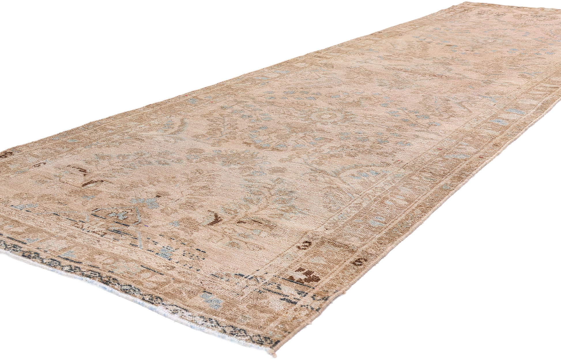 4 x 13 Pink Vintage Persian Malayer Rug 61400