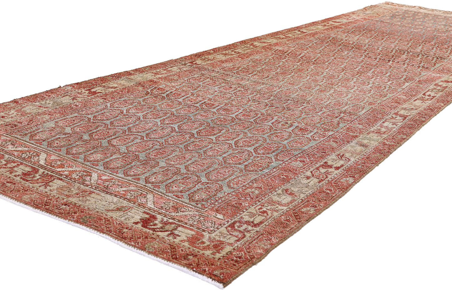 3 x 13 Blue Vintage Persian Malayer Rug 61403