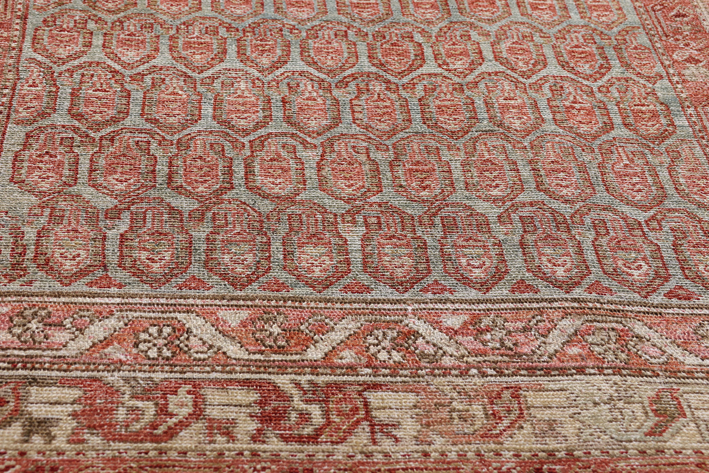 3 x 13 Blue Vintage Persian Malayer Rug 61403