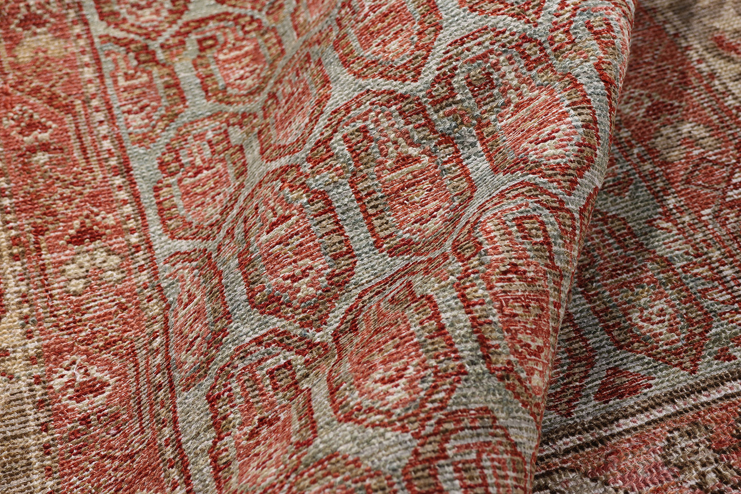 3 x 13 Blue Vintage Persian Malayer Rug 61403