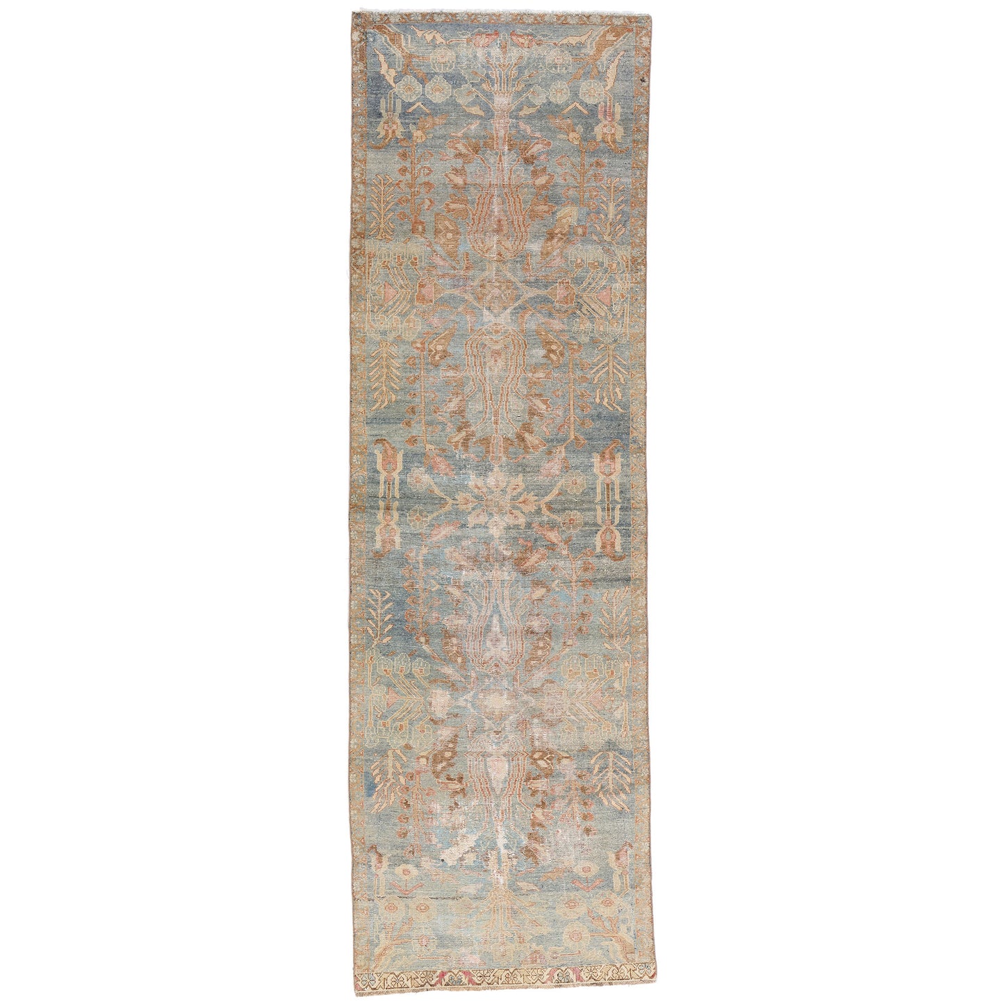 3 x 10 Blue Antique Persian Malayer Rug 61405