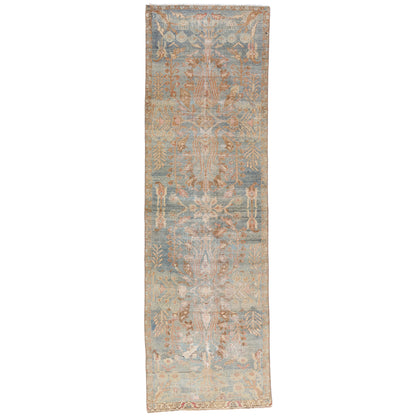 3 x 10 Blue Antique Persian Malayer Rug 61405