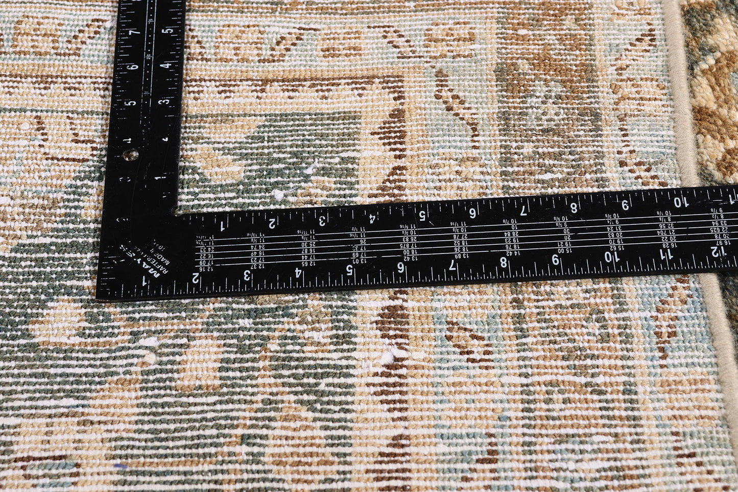 4 x 13 Blue Vintage Persian Hamadan Rug 61407