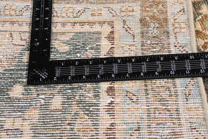 4 x 13 Blue Vintage Persian Hamadan Rug 61407