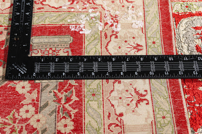 3 x 5 Red Vintage Turkish Hereke Prayer Rug 61409