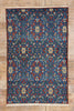 3 x 5 Blue Vintage Persian Khorassan Rug 61411