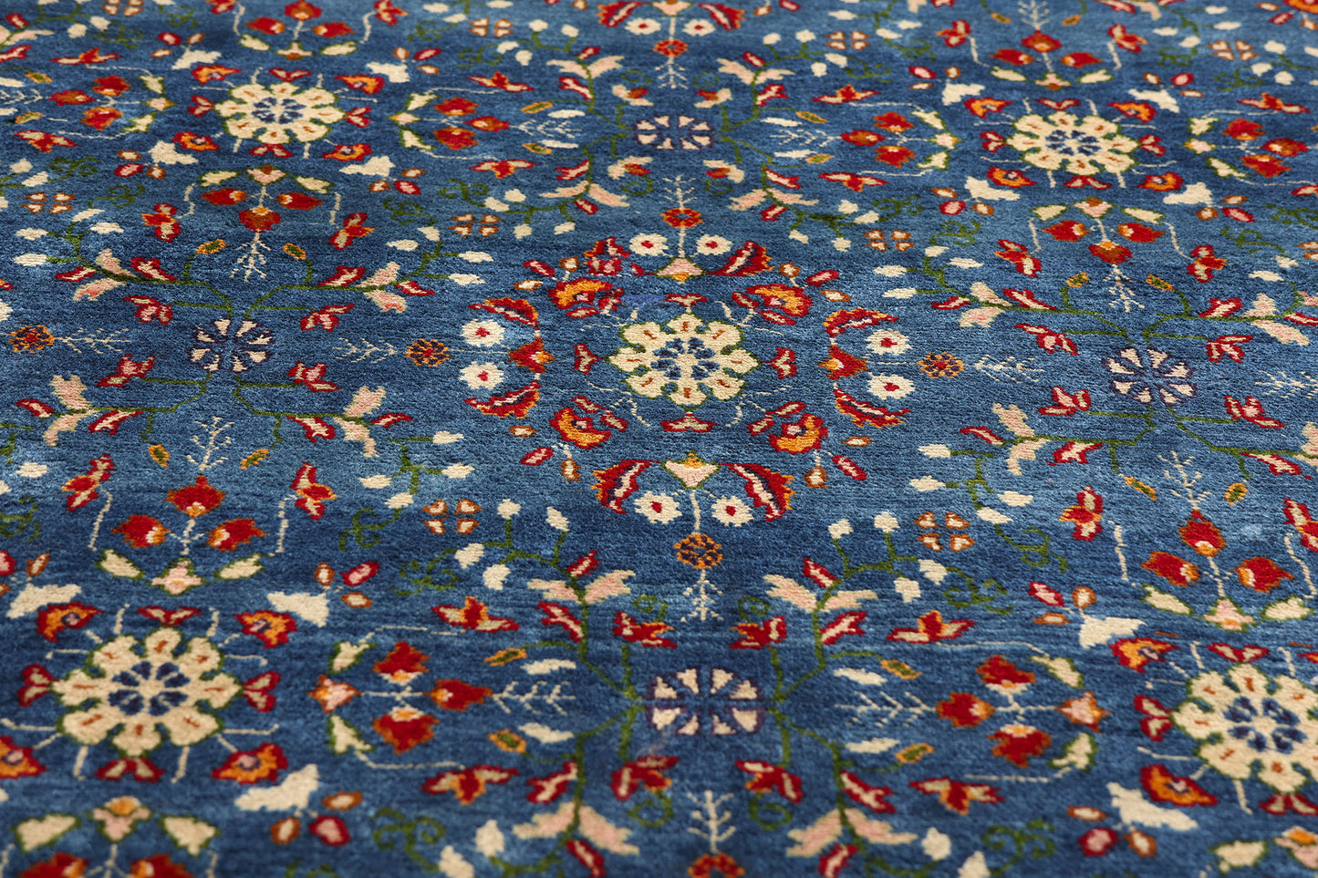 3 x 5 Blue Vintage Persian Khorassan Rug 61411