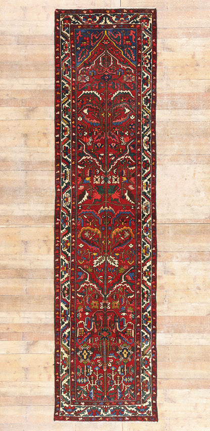 3 x 13 Red Antique Persian Bakhtiari Rug 61417