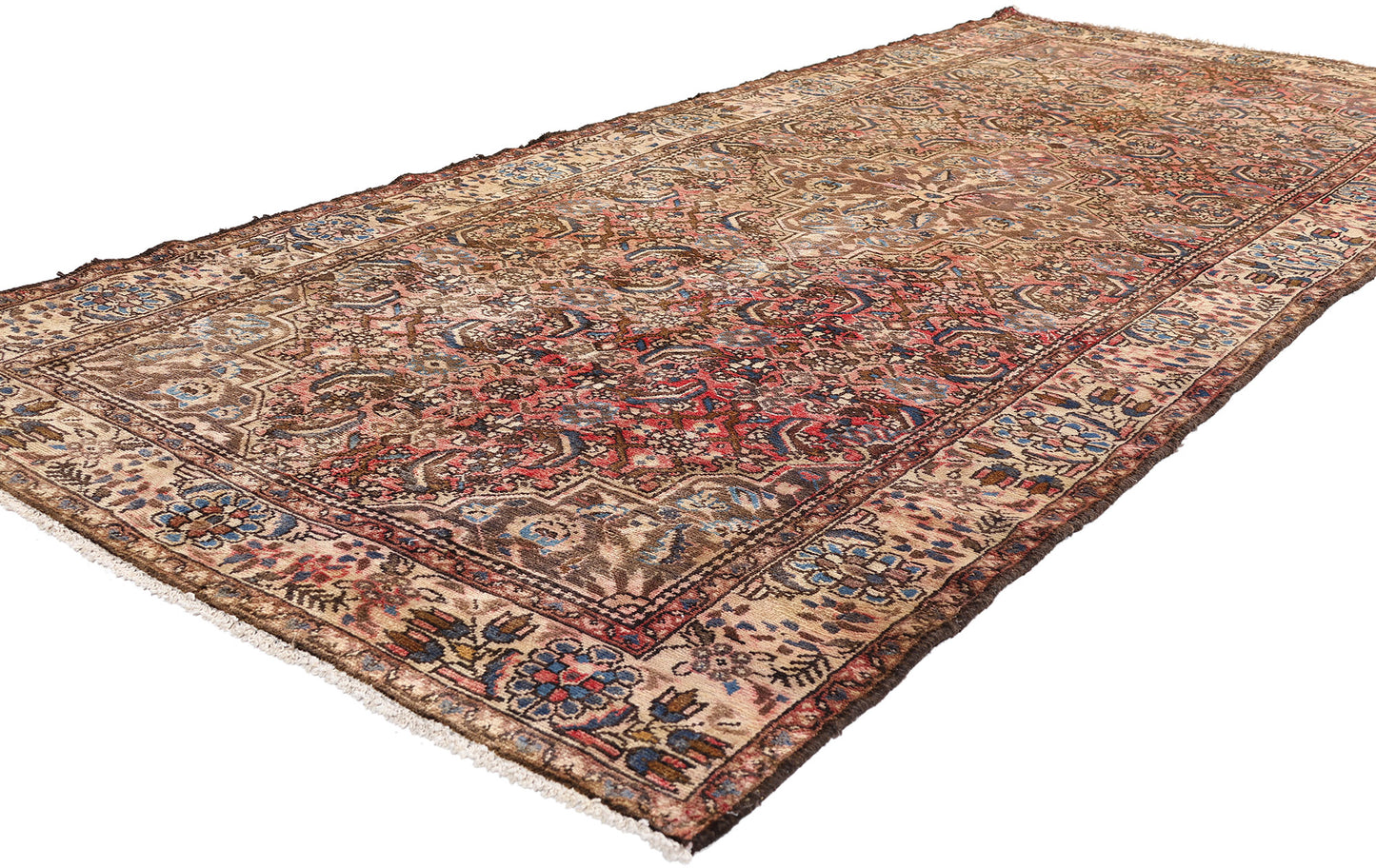 4 x 10 - Red Antique Bakhtiari Rug - 61419