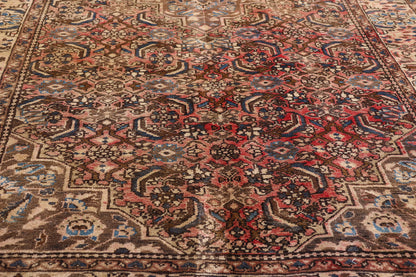 4 x 10 - Red Antique Bakhtiari Rug - 61419