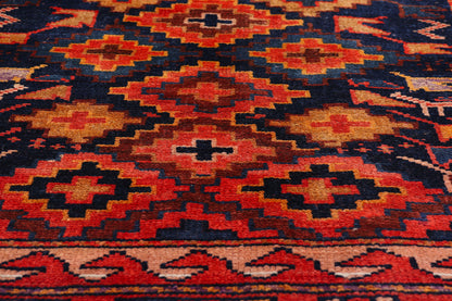 4 x 7 - Navy Blue Antique Shiraz Rug - 61420